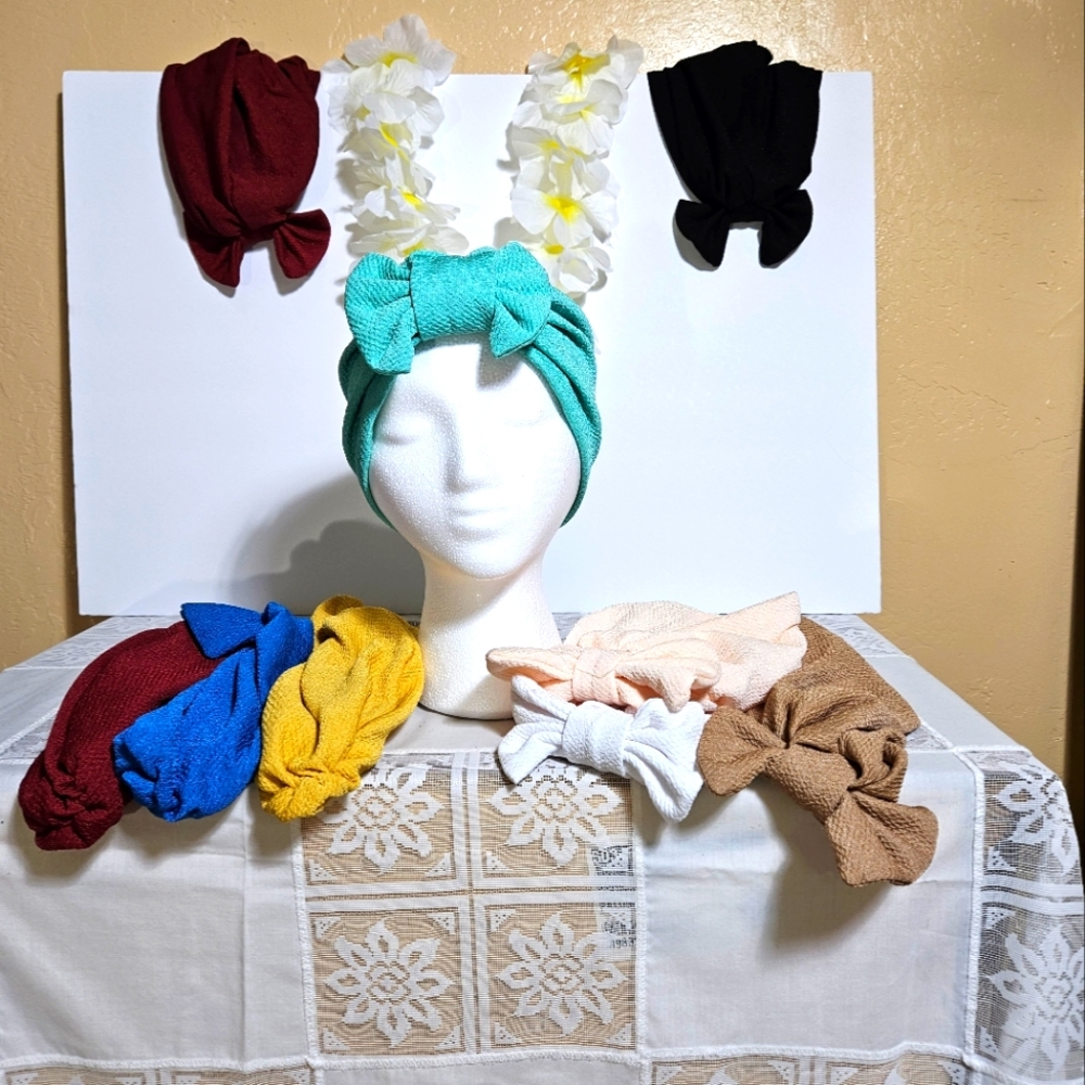 BONNET women stylish bow bowknot color blue